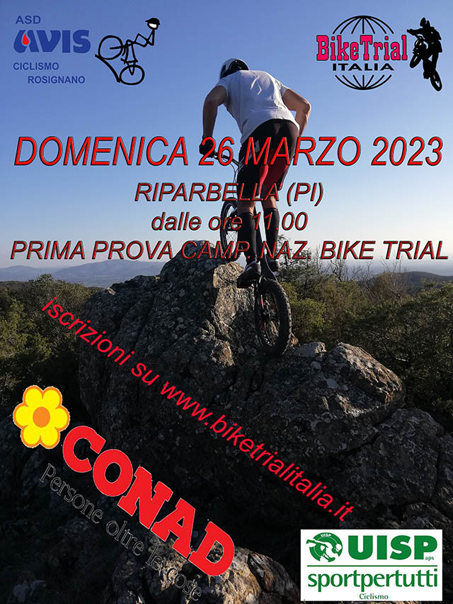 Campionato Italiano BikeTrial 2023 Riparbella